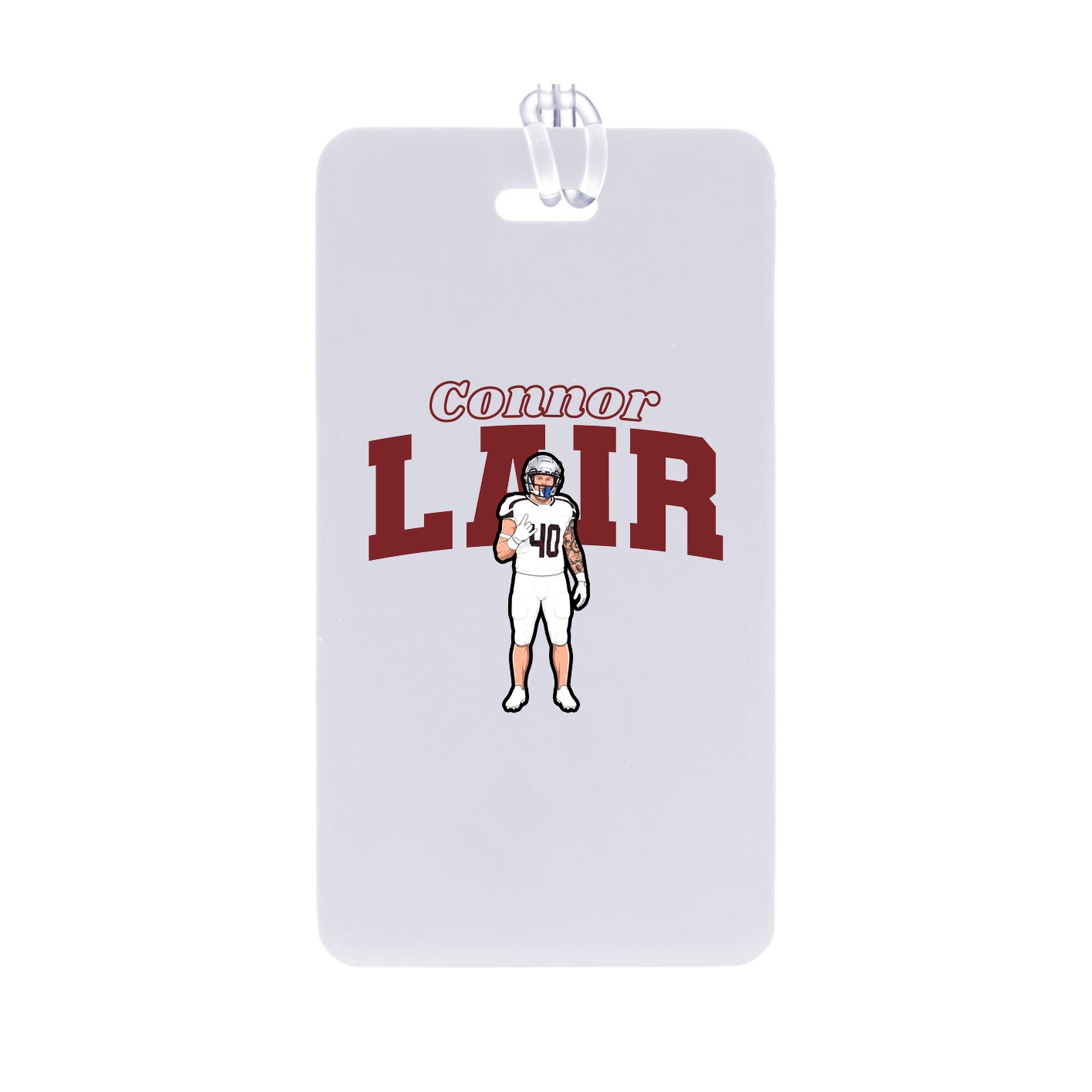 Bag Tag — Name Arch in Classic