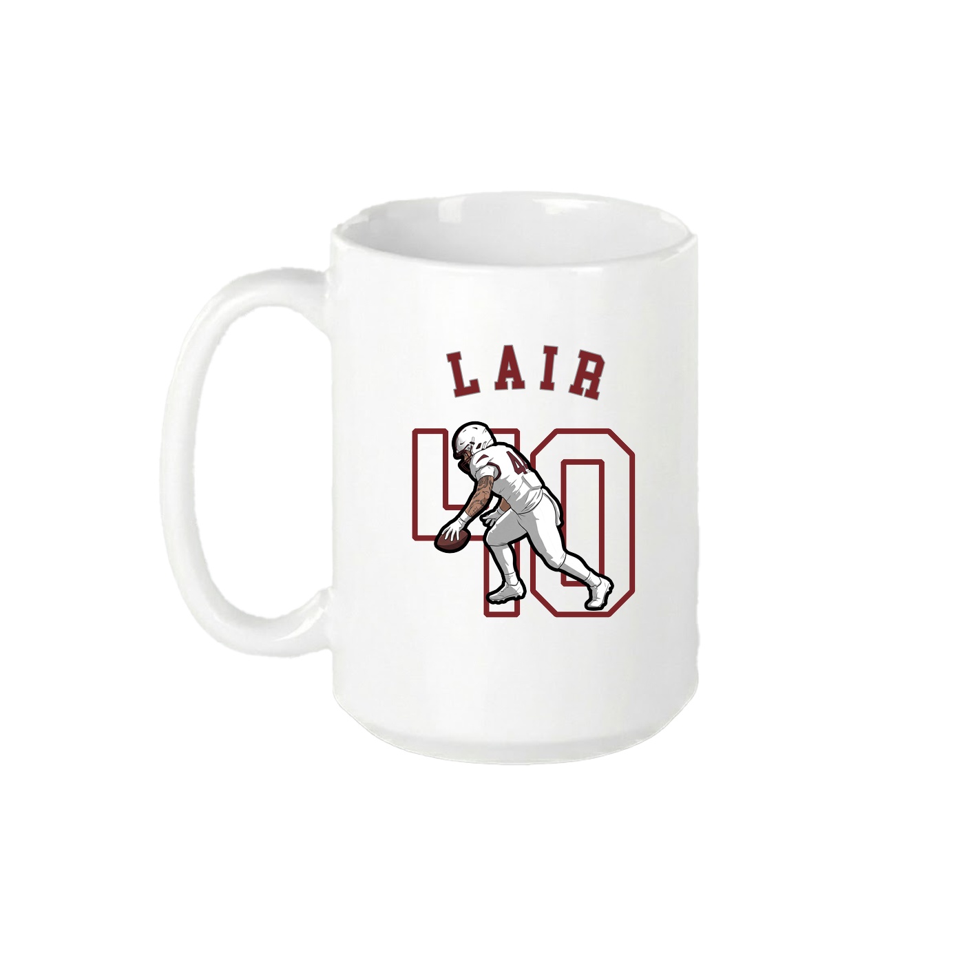 15oz Coffee Mug — Shirsey Arch in White