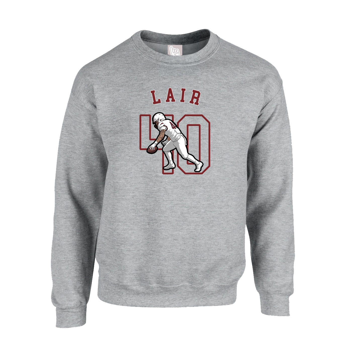 Fleece Crew — Shirsey Arch in Grey