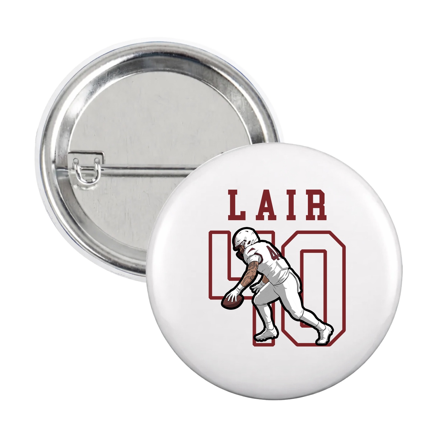 Game Day Button — Shirsey in White