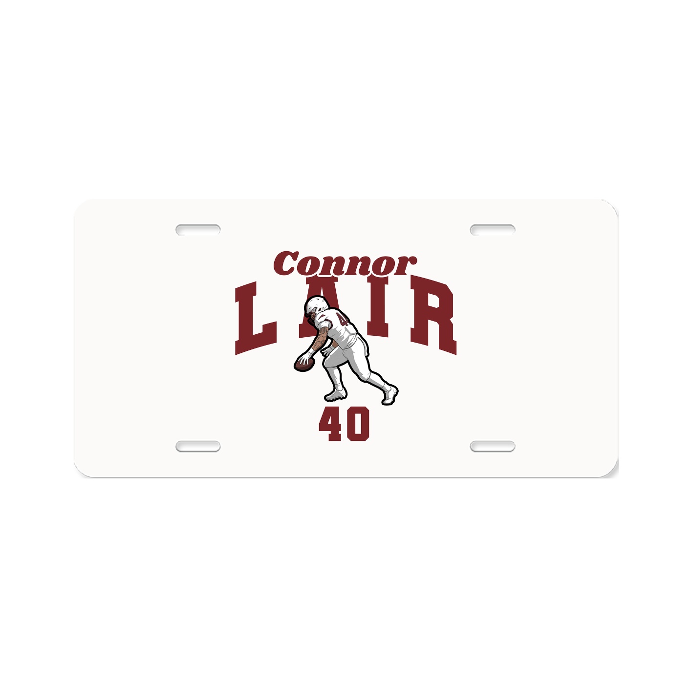 License Plate — Signature Arch in Classic