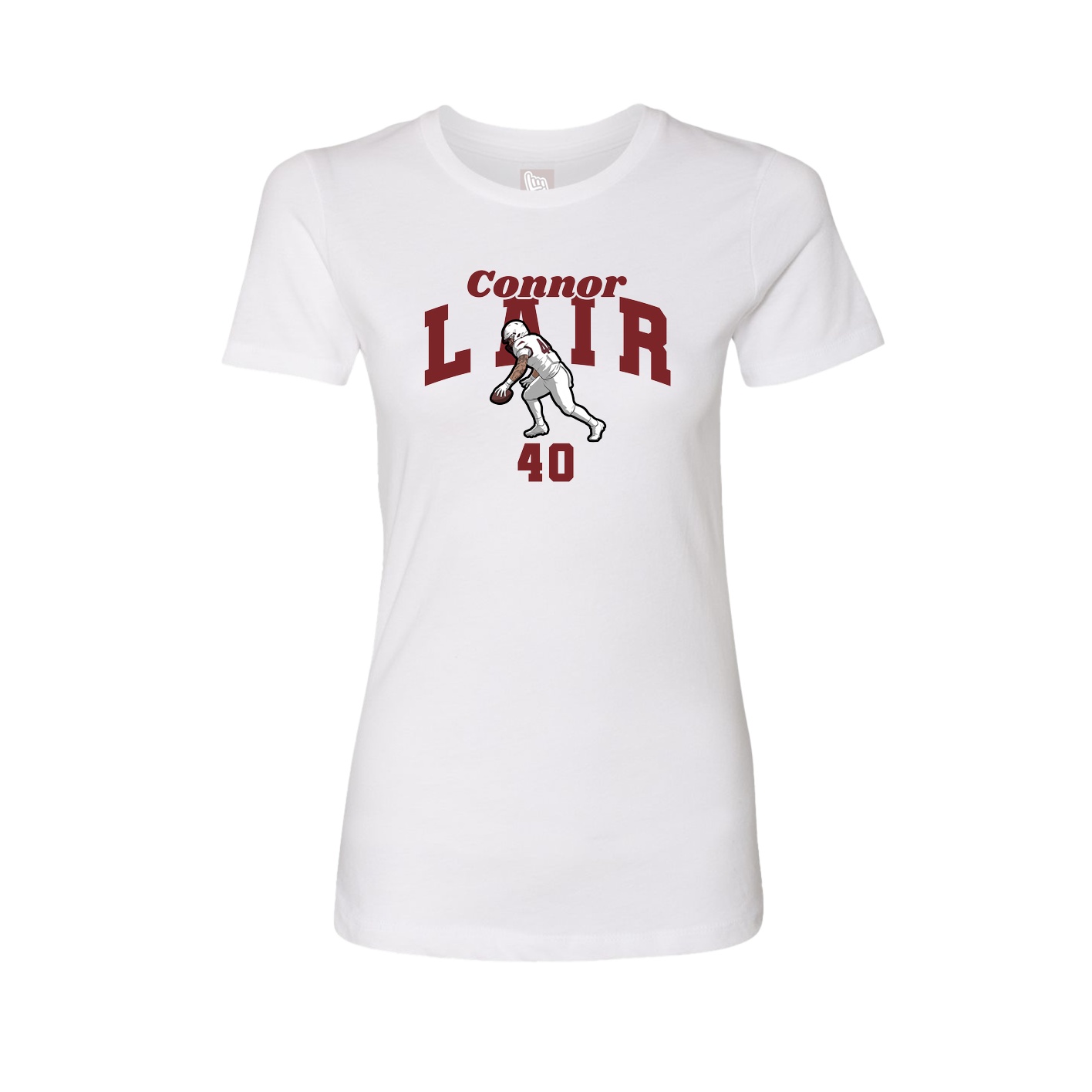 Womens Tee — Signature Arch in White