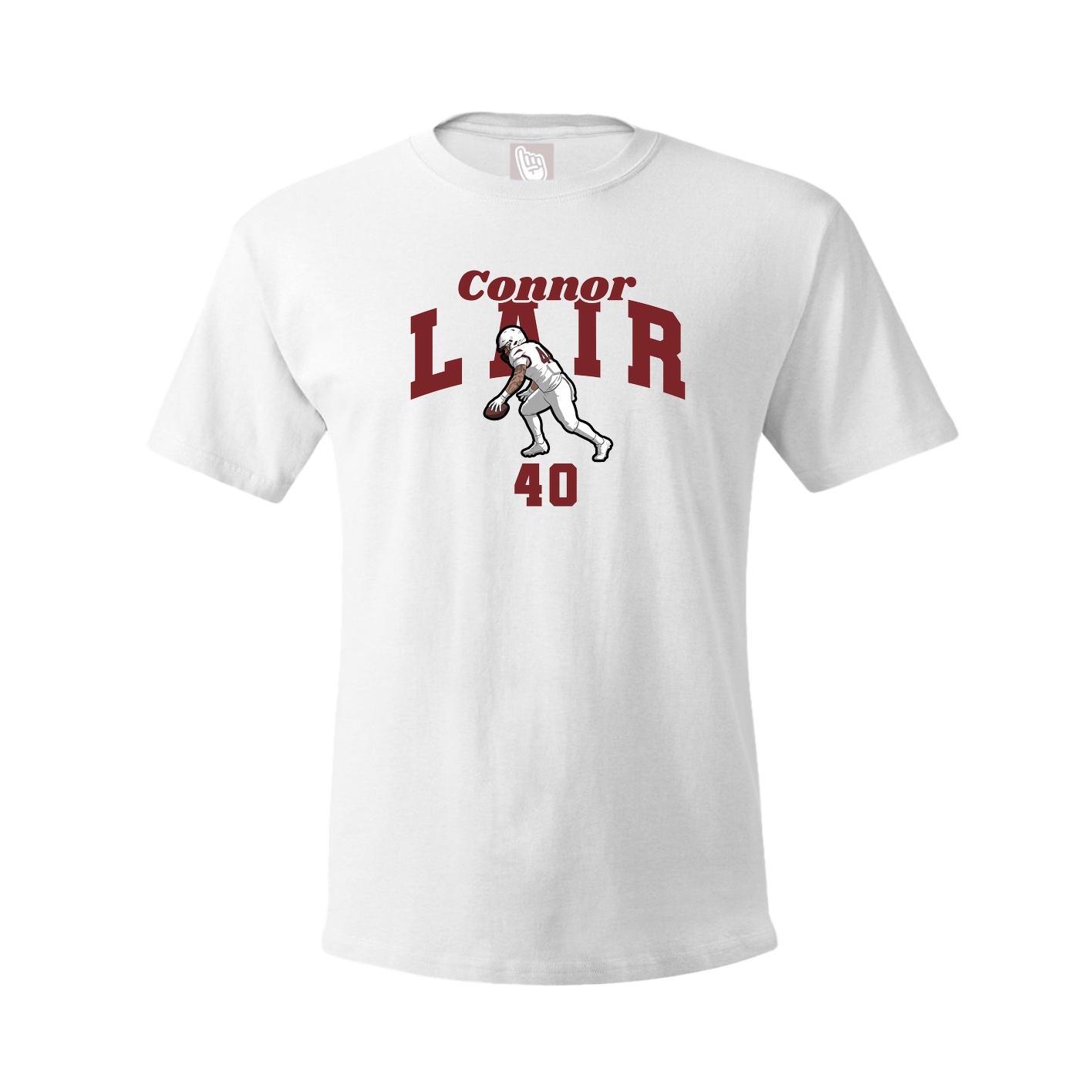 Youth Tee — Signature Arch in White