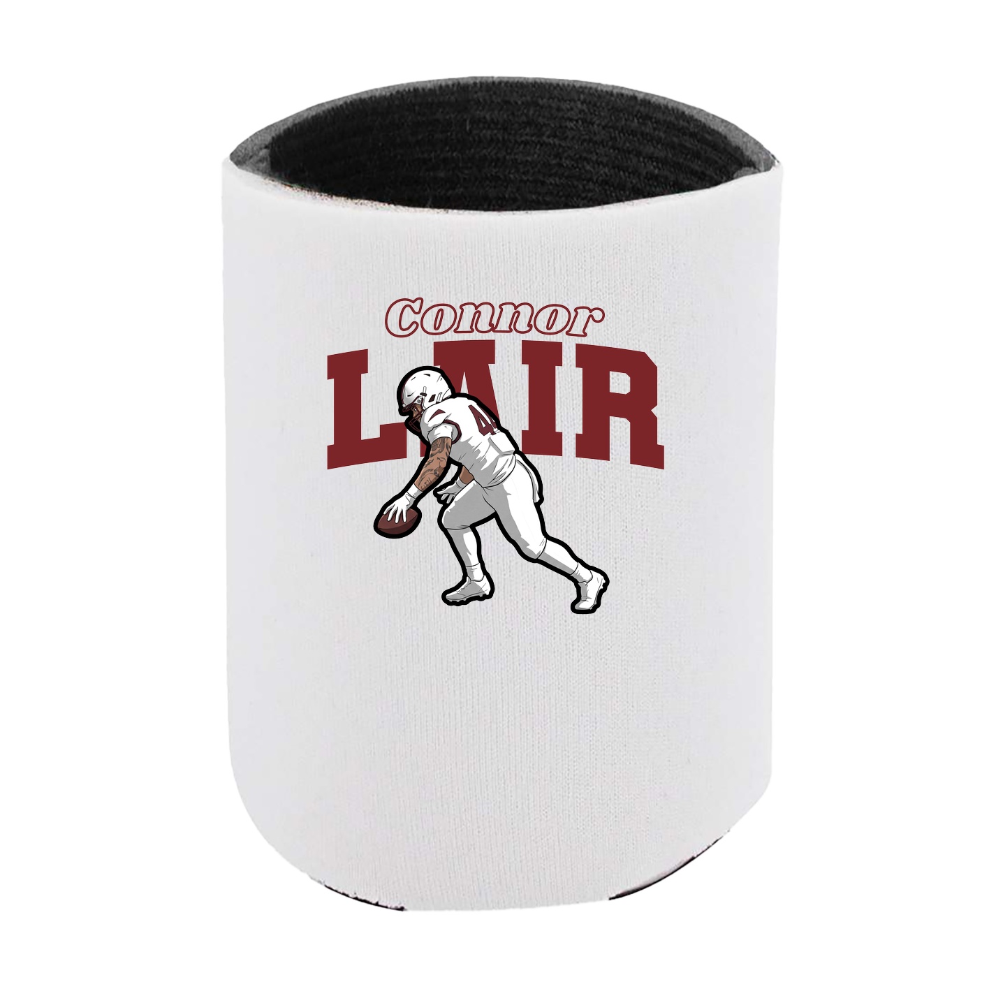 Can Holder — Name Arch in White