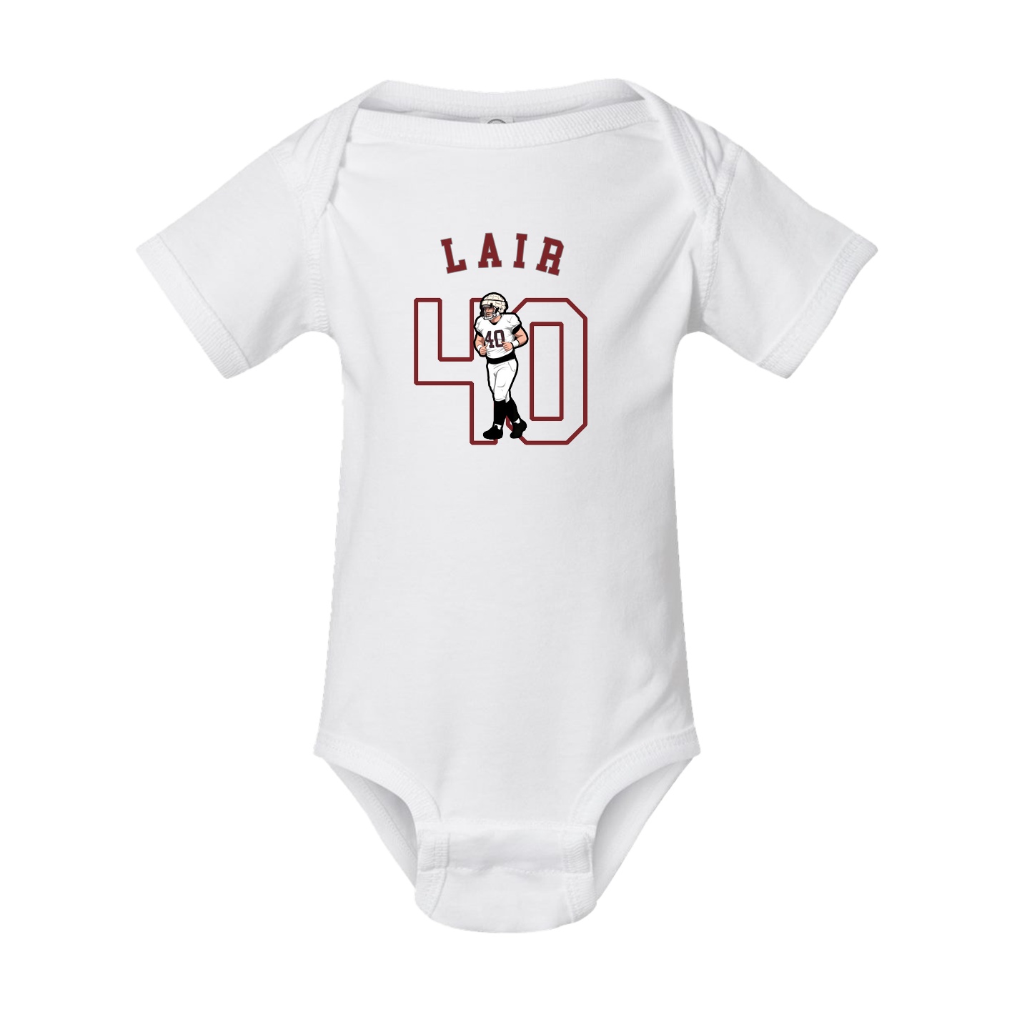 Baby Onesie — Shirsey Arch in White