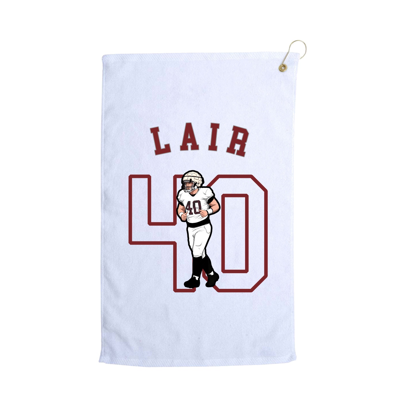 Golf Towel — Shirsey Arch in White