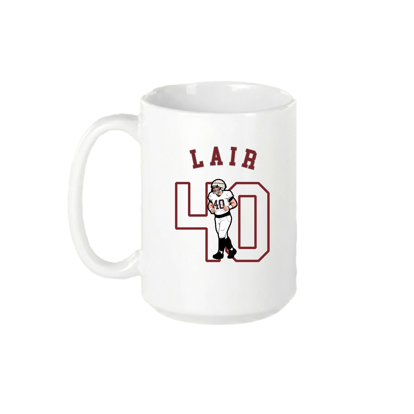 15oz Coffee Mug — Shirsey Arch in White