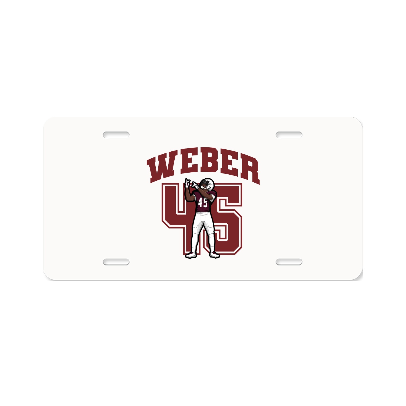 License Plate — Number in Classic
