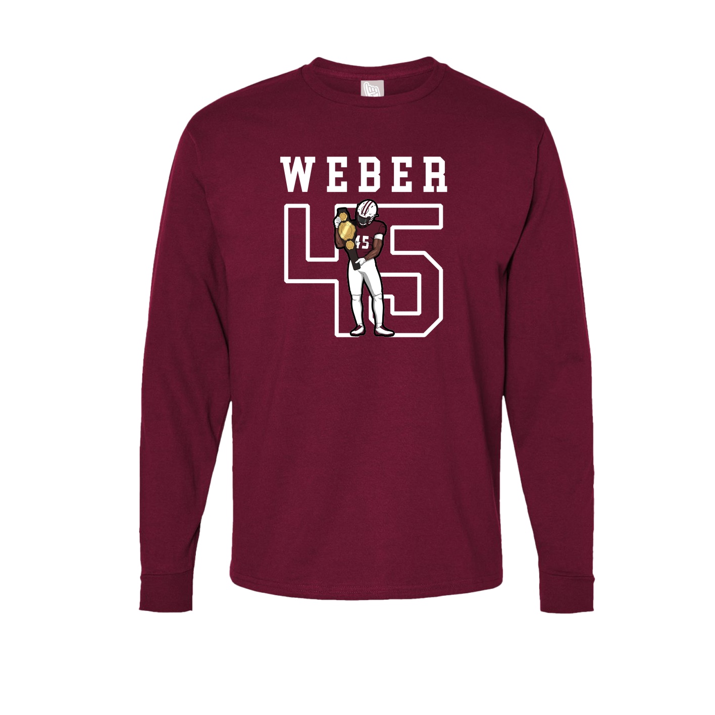 Long Sleeve Tee — Shirsey in Cardinal