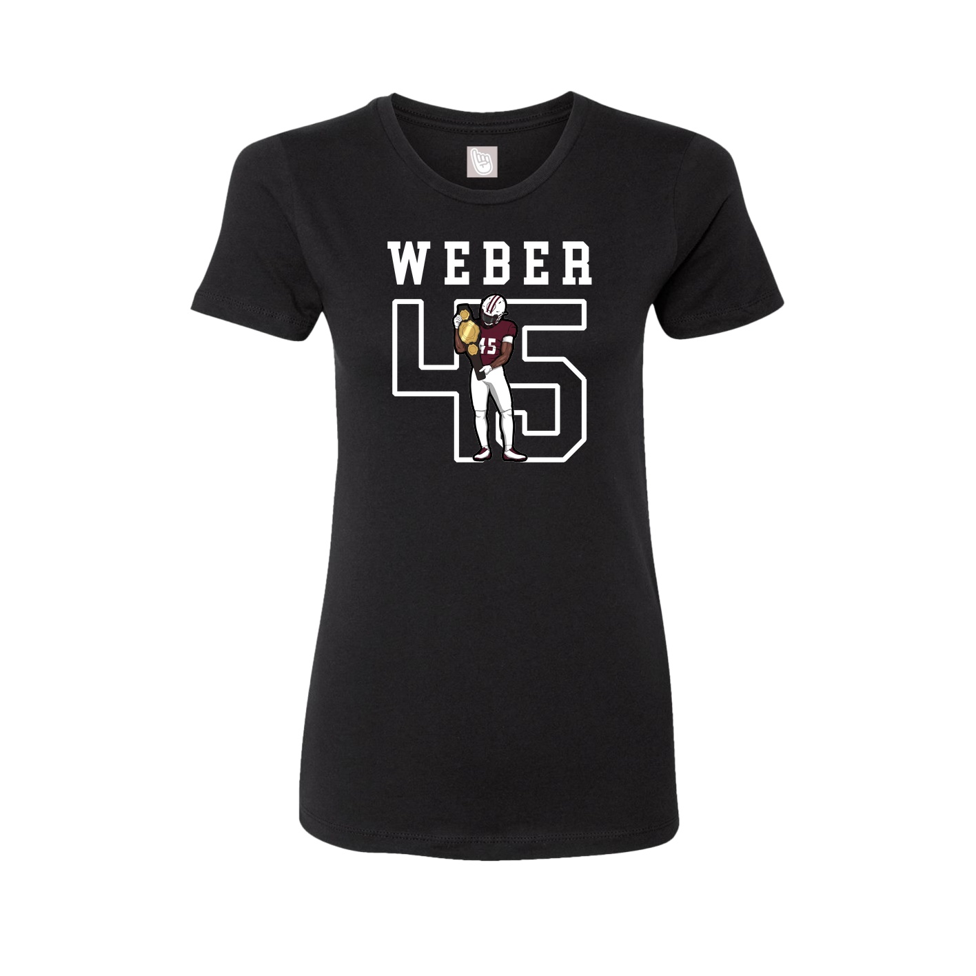 Fitted Women's Tee — Shirsey in Black