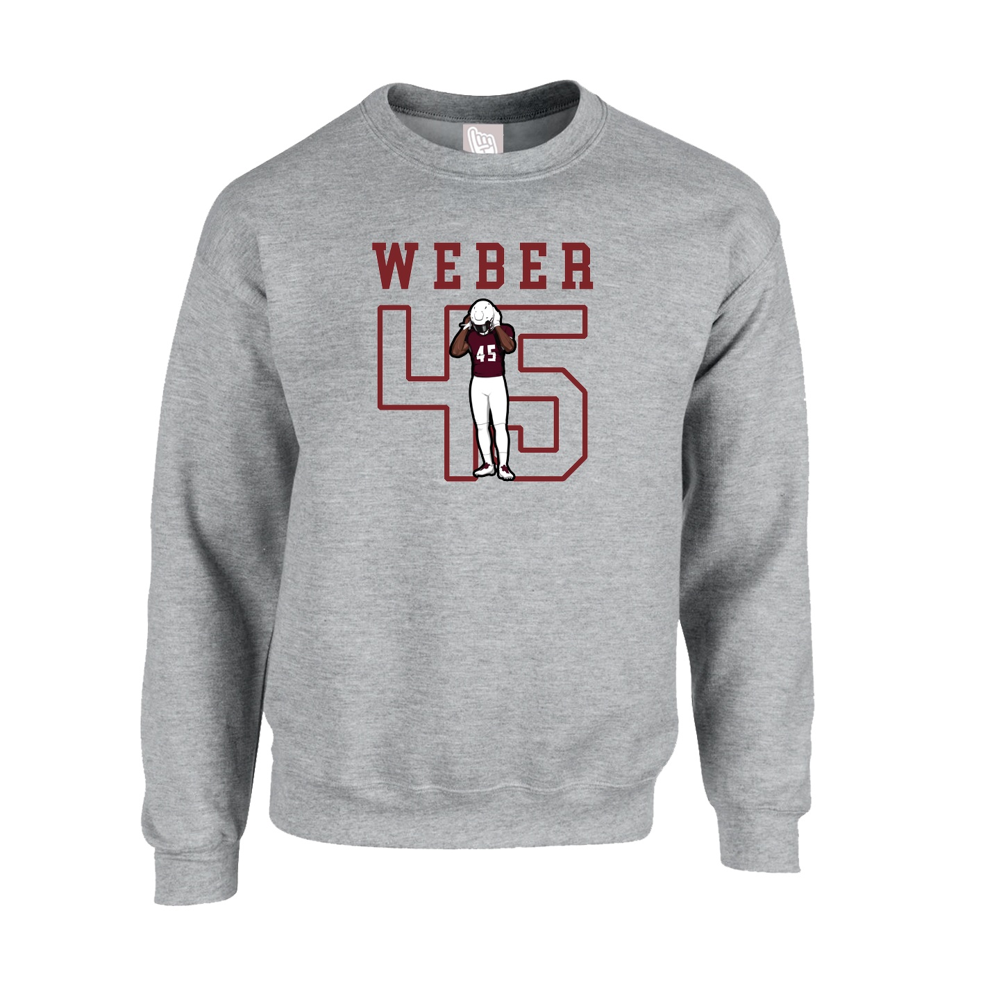 Fleece Crew — Shirsey in Grey