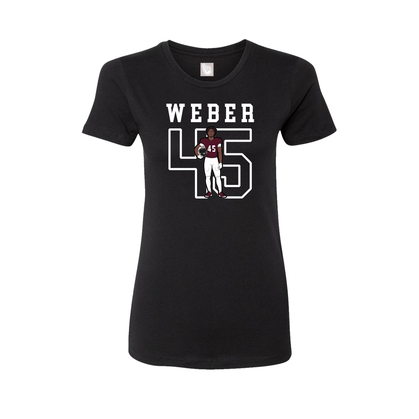 Fitted Women's Tee — Shirsey in Black