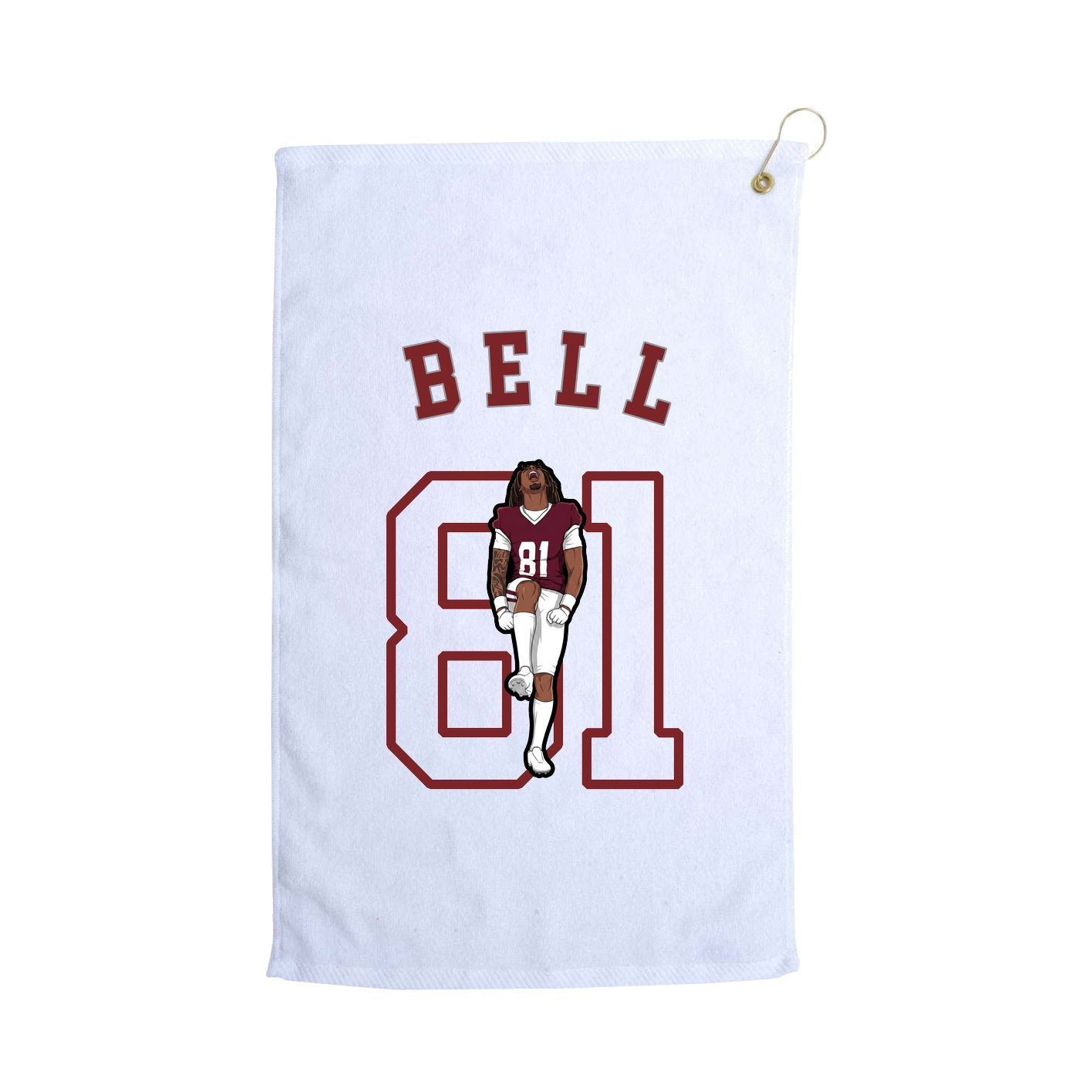 Golf Towel — Shirsey Arch in White