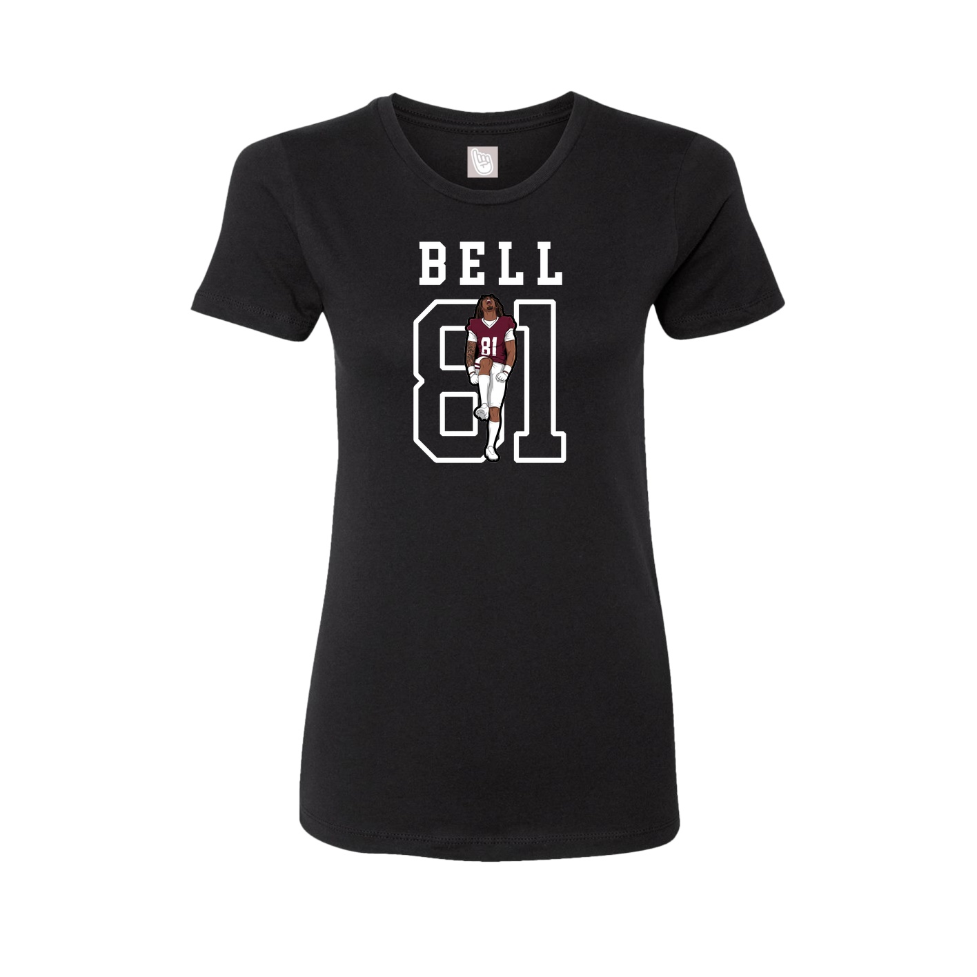 Fitted Women's Tee — Shirsey in Black