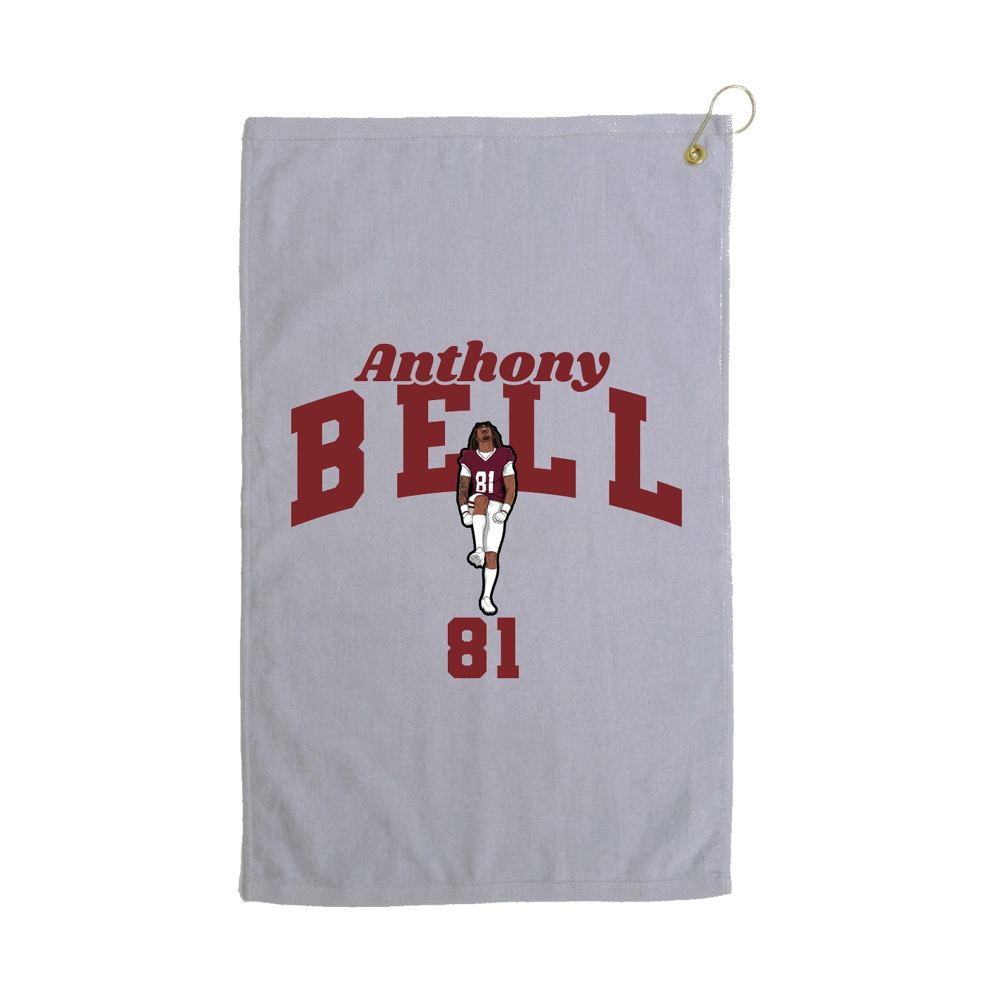 Golf Towel — Signature Arch in Grey