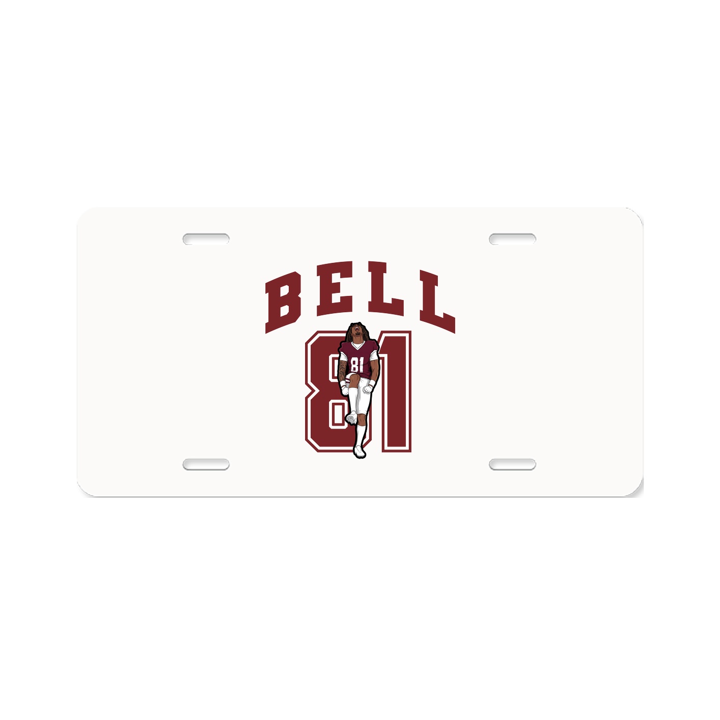 License Plate — Number in Classic