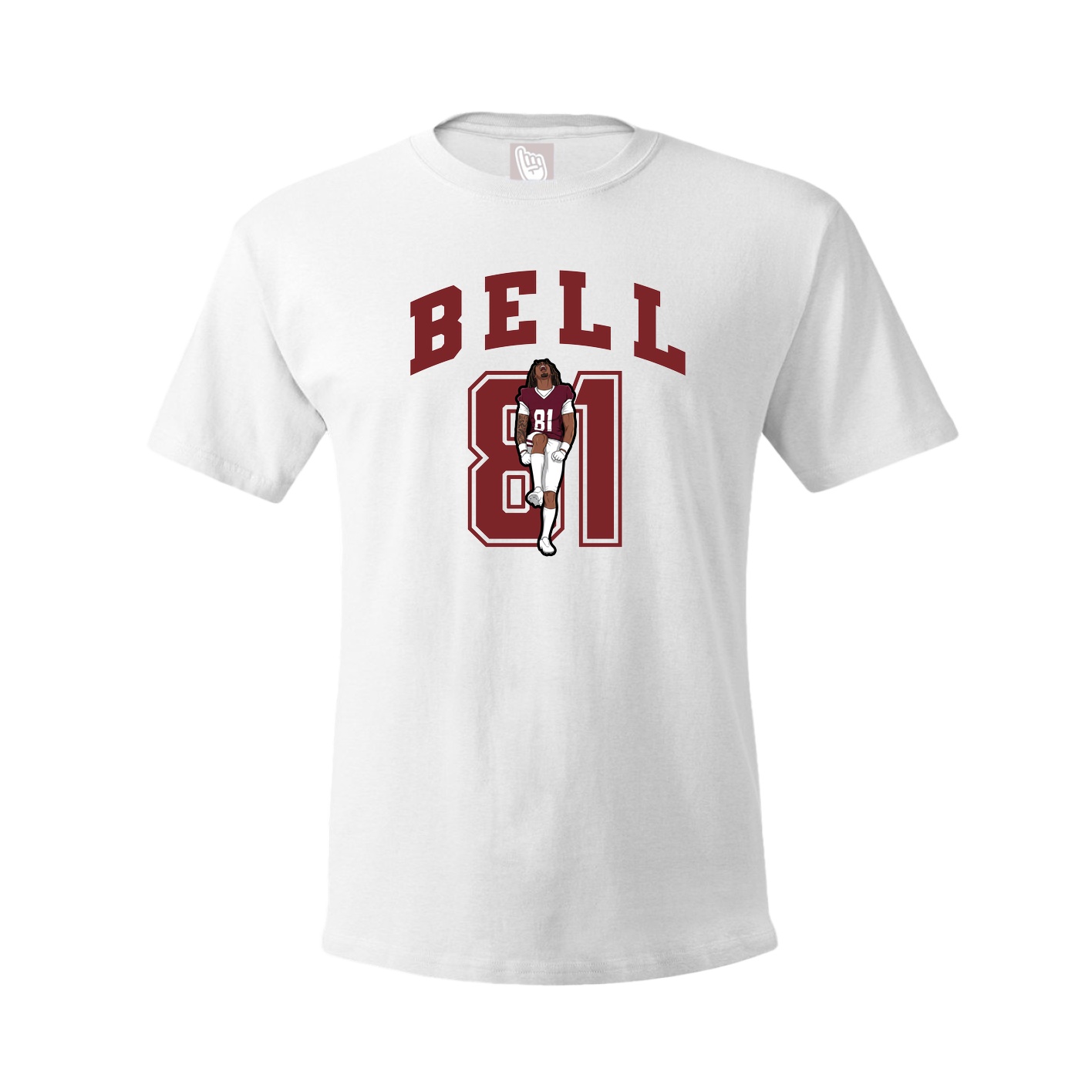 Tee — Number in White