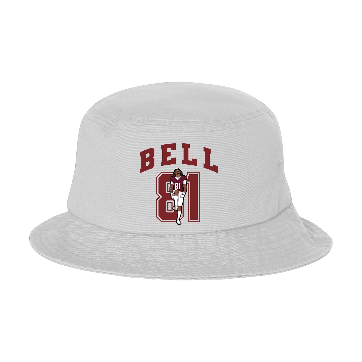 Bucket Cap — Number in White