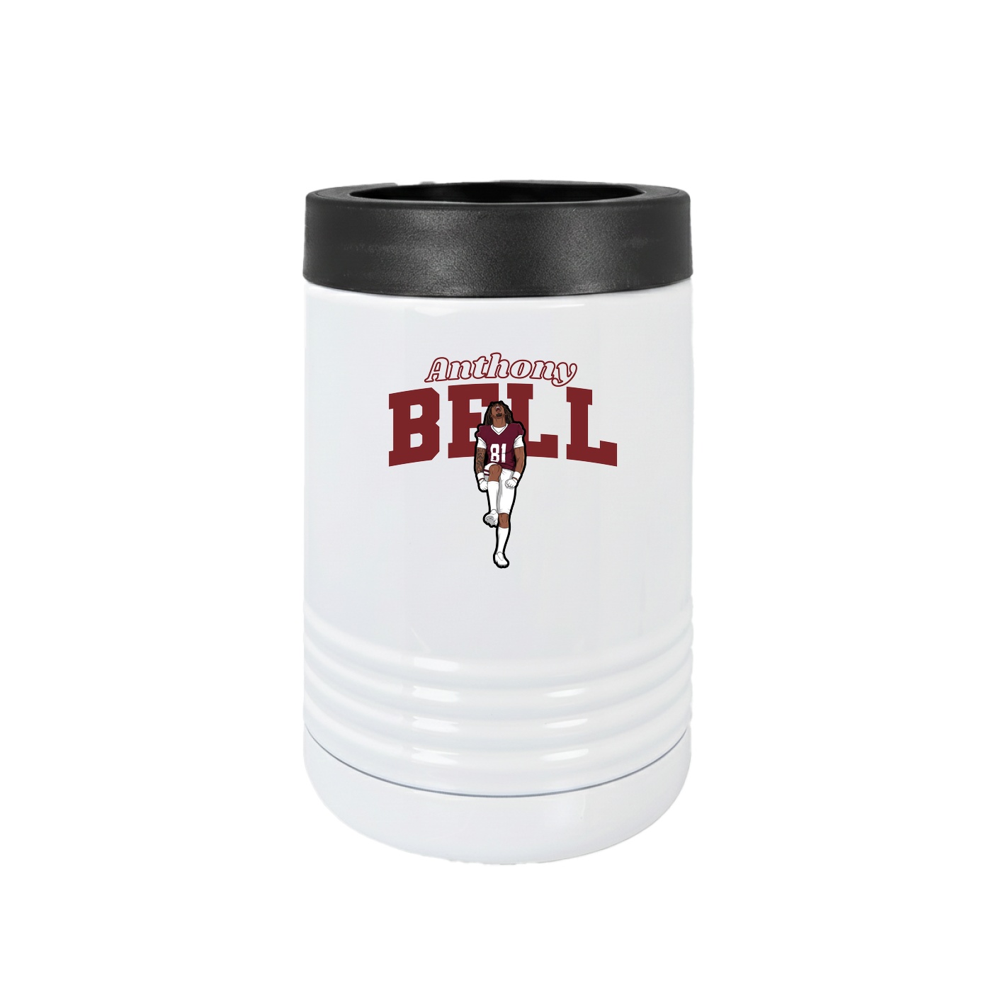 Beverage Holder — Name Arch in White
