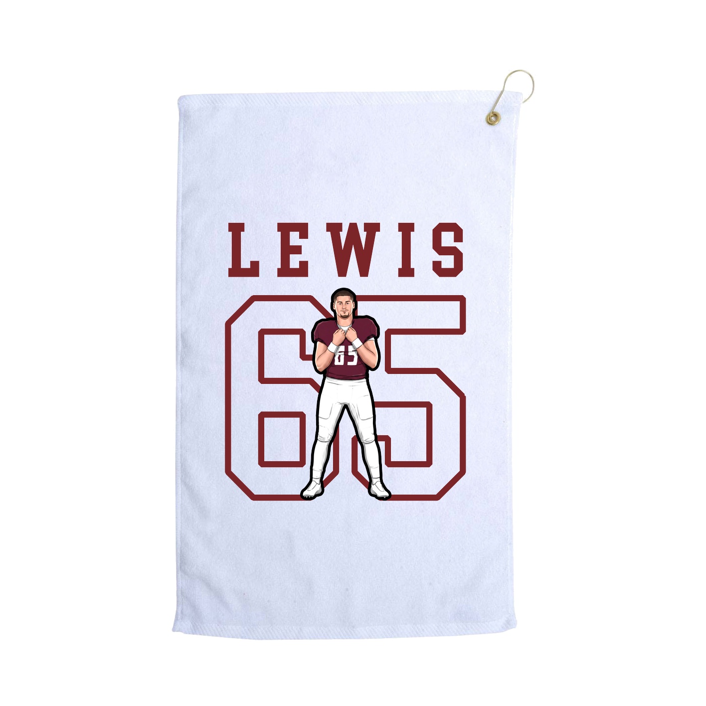 Golf Towel — Shirsey in White