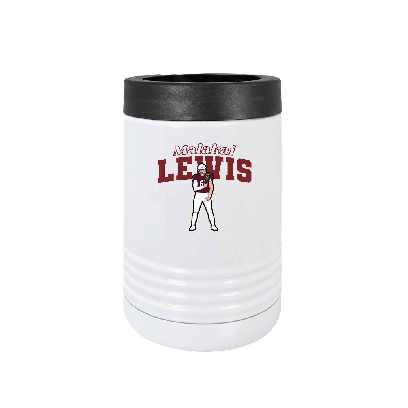 Beverage Holder — Name Arch in White