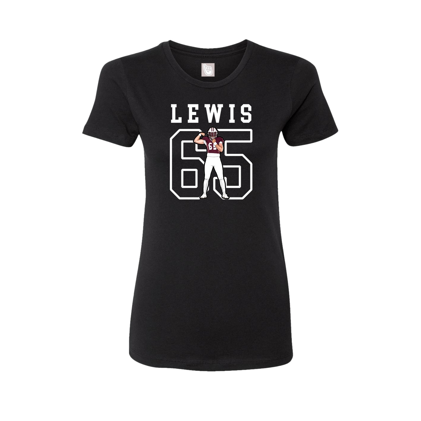 Fitted Women's Tee — Shirsey in Black