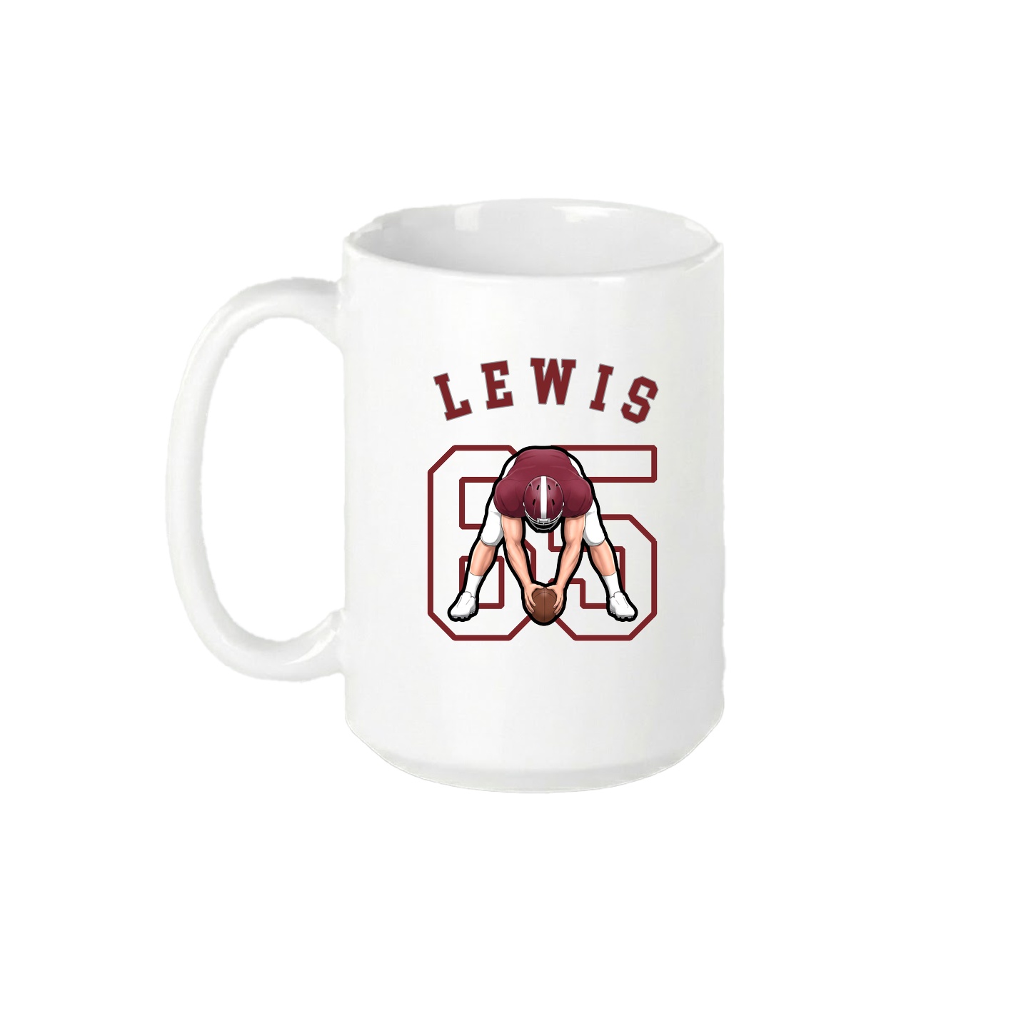 15oz Coffee Mug — Shirsey Arch in White