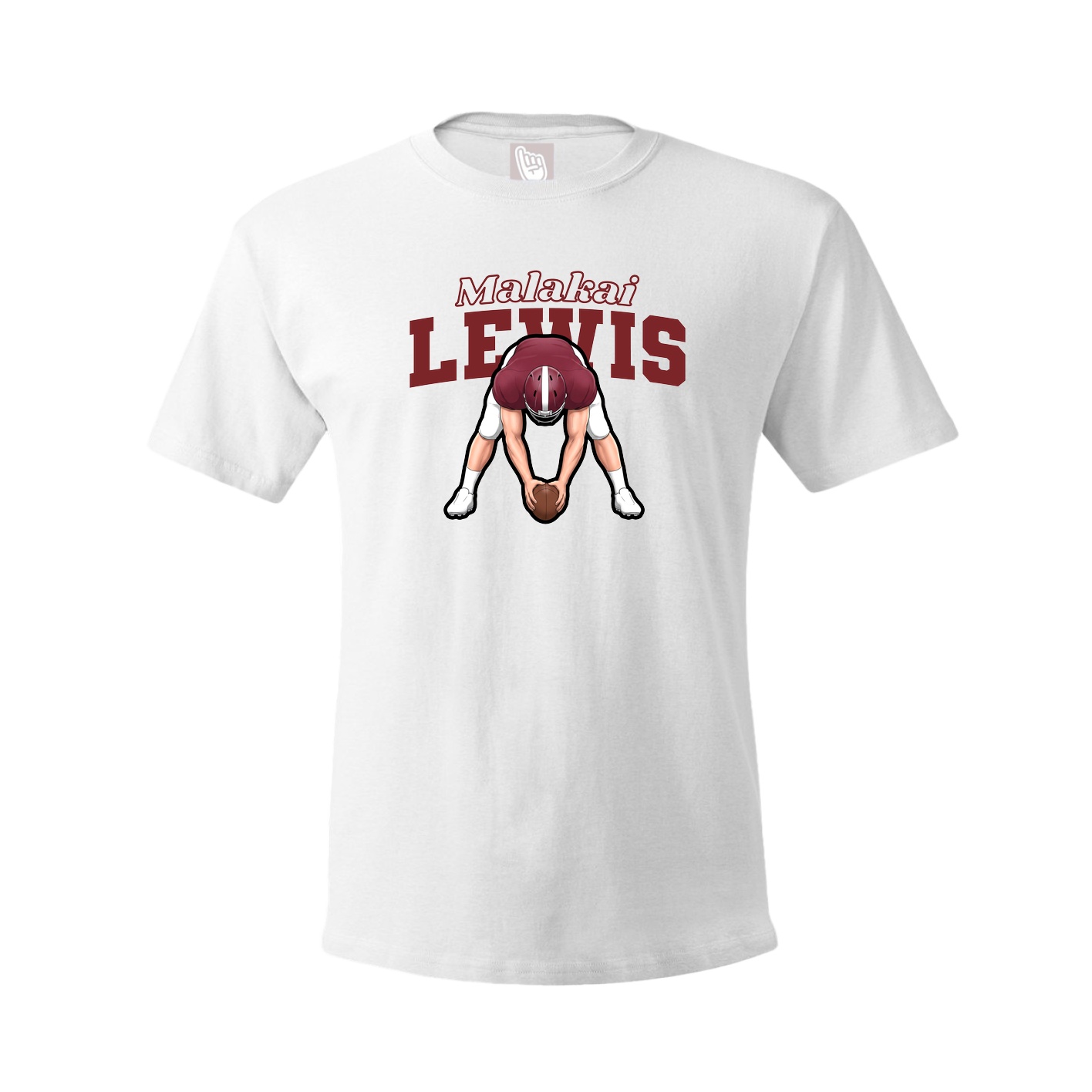 Tee — Name Arch in White