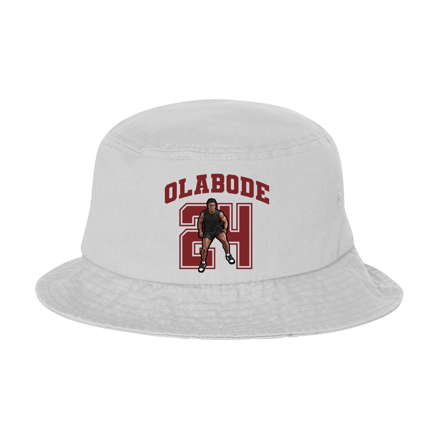 Bucket Cap — Number in White