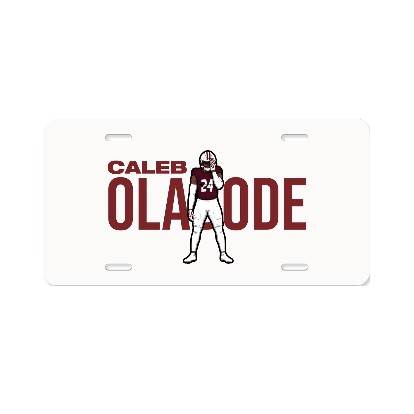 License Plate — Player Name in Classic