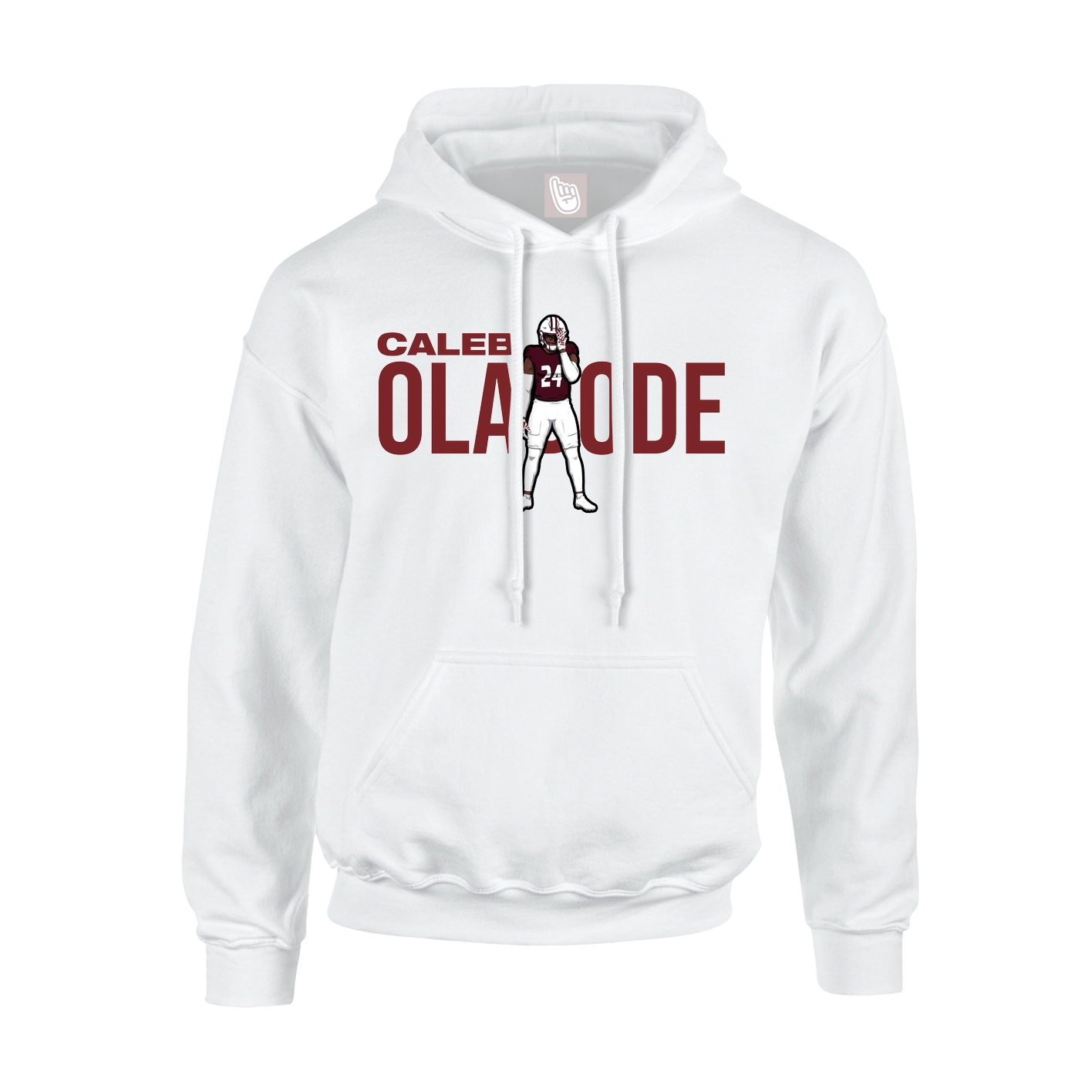 Hoodie — Player Name in White