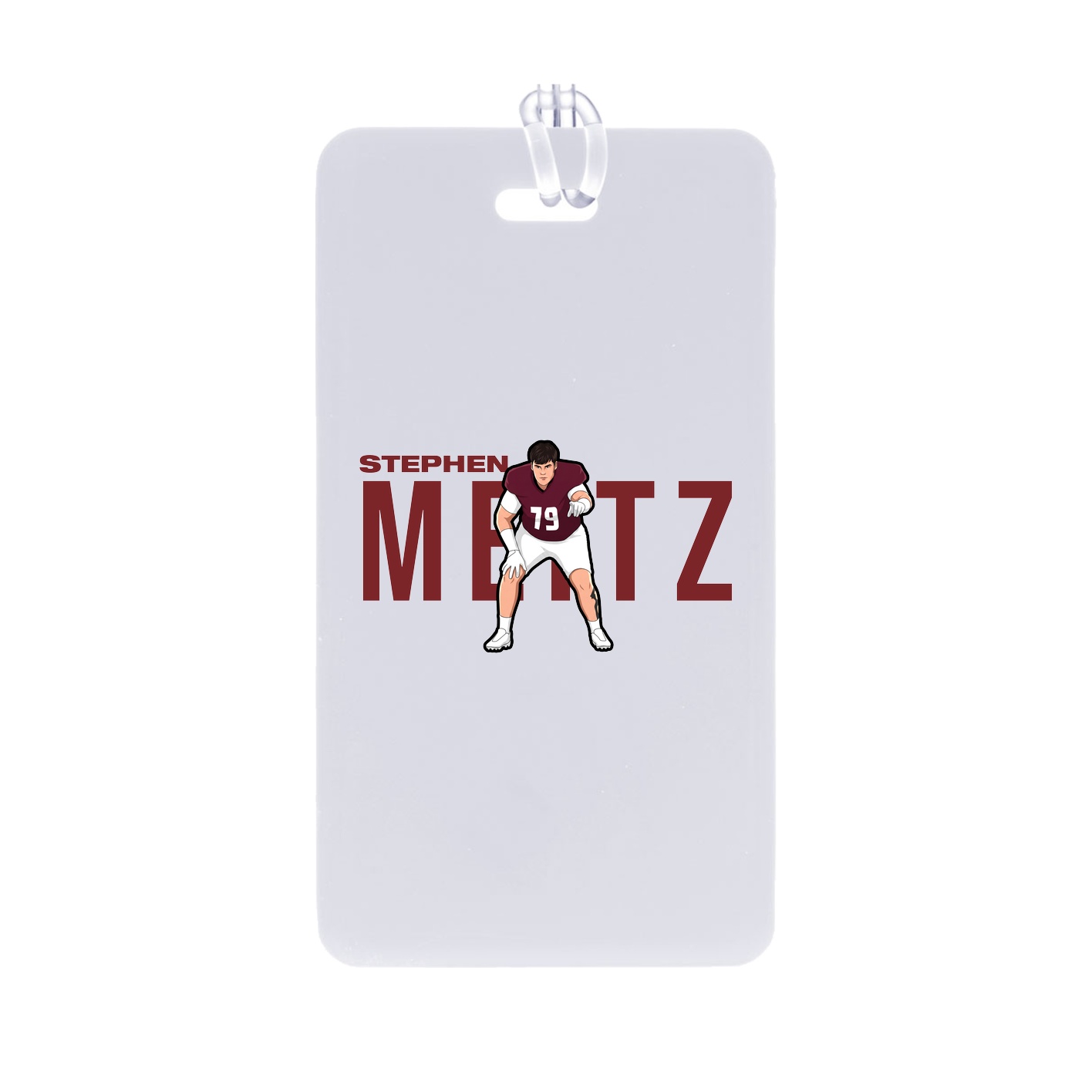 Bag Tag — Player Name in Classic