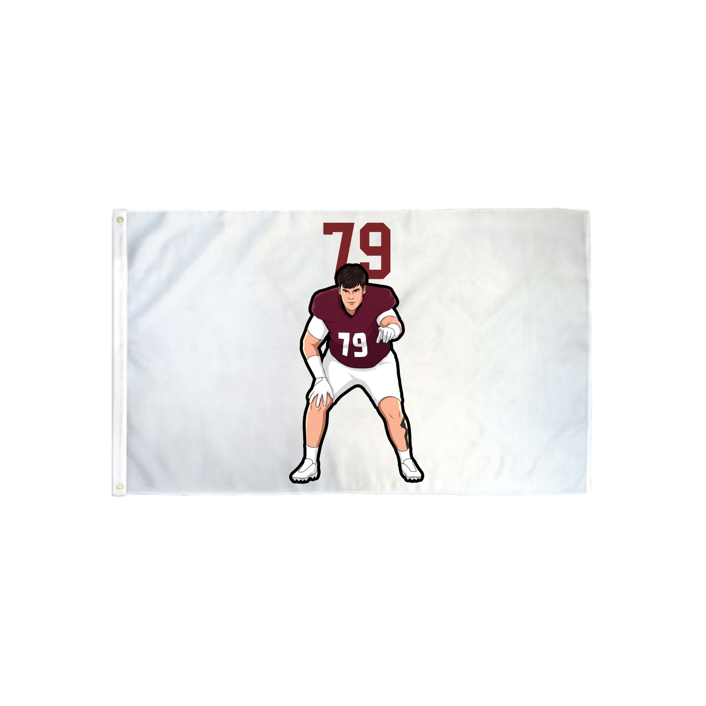 3x5 Flag — Number Top in Classic