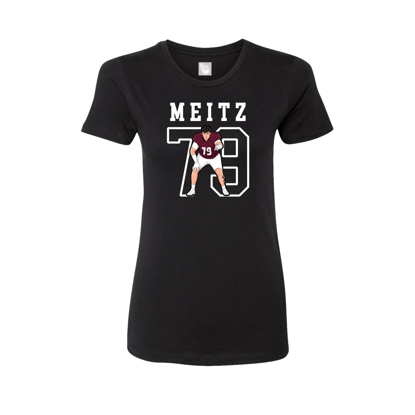 Fitted Women's Tee — Shirsey in Black