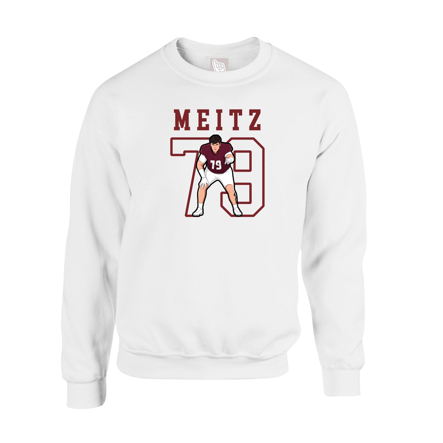Fleece Crew — Shirsey in White