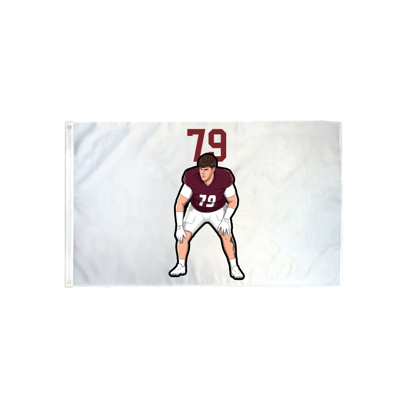 3x5 Flag — Number Top in Classic