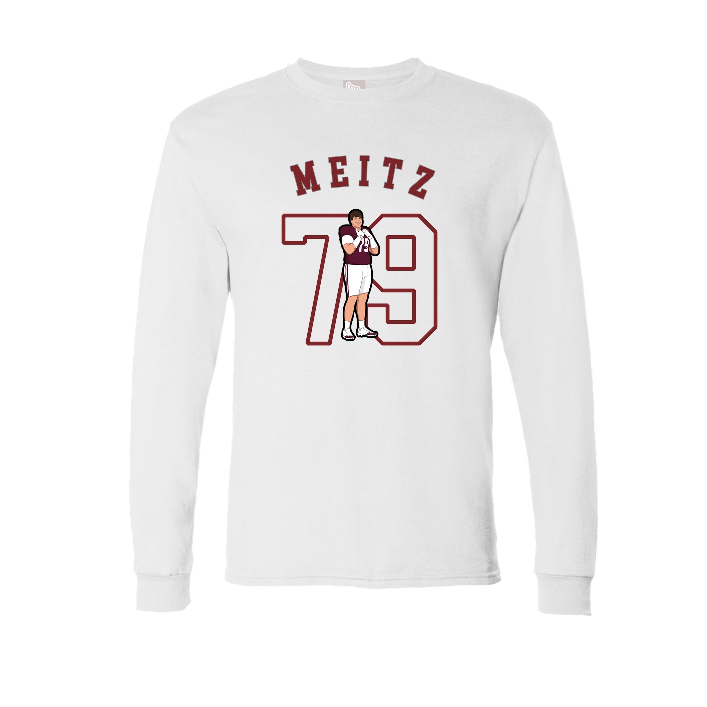 Long Sleeve Tee — Shirsey Arch in White