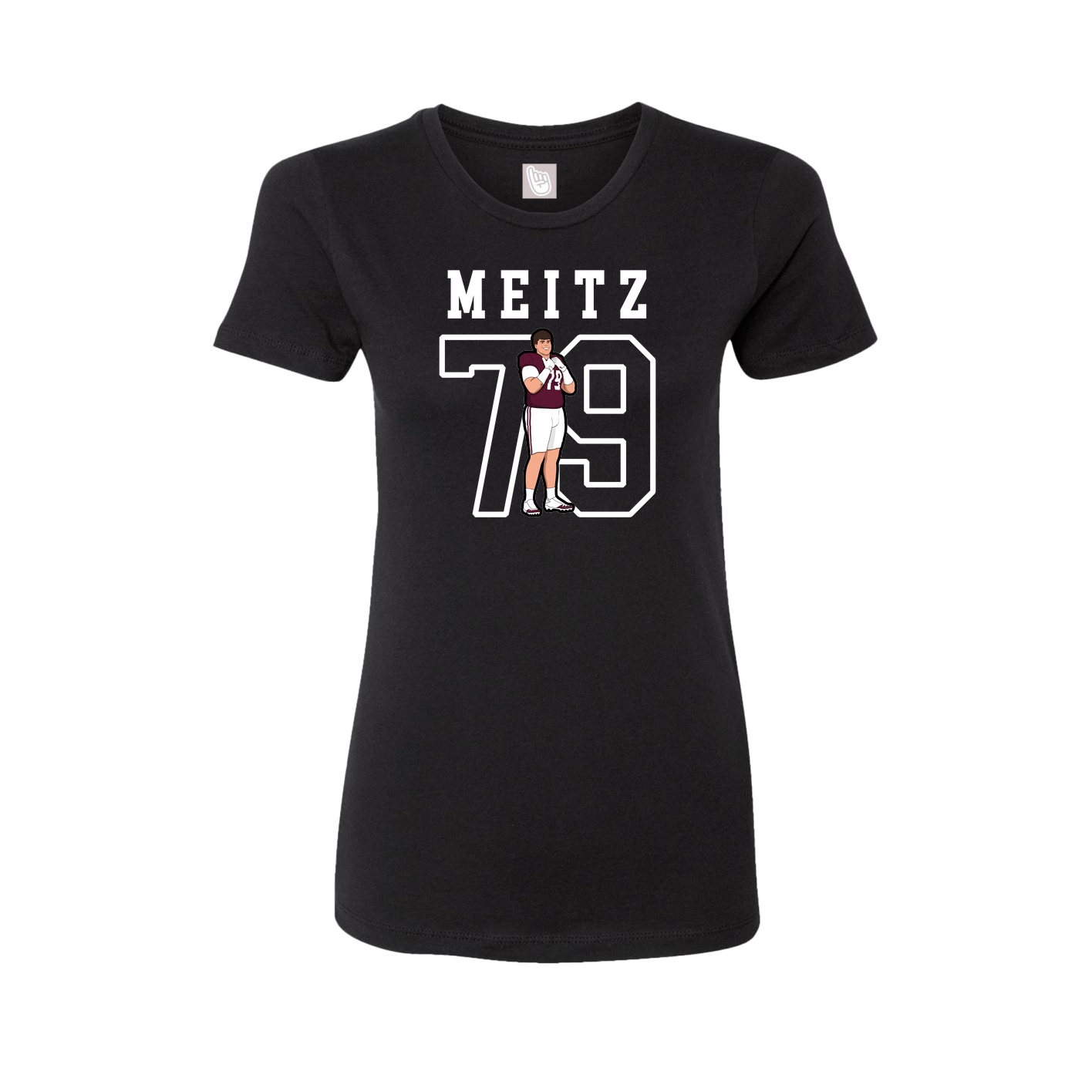 Fitted Women's Tee — Shirsey in Black