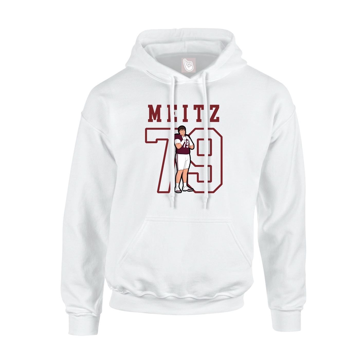 Youth Hoodie — Shirsey in White
