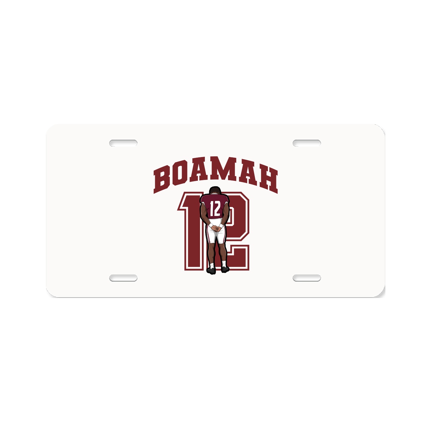 License Plate — Number in Classic
