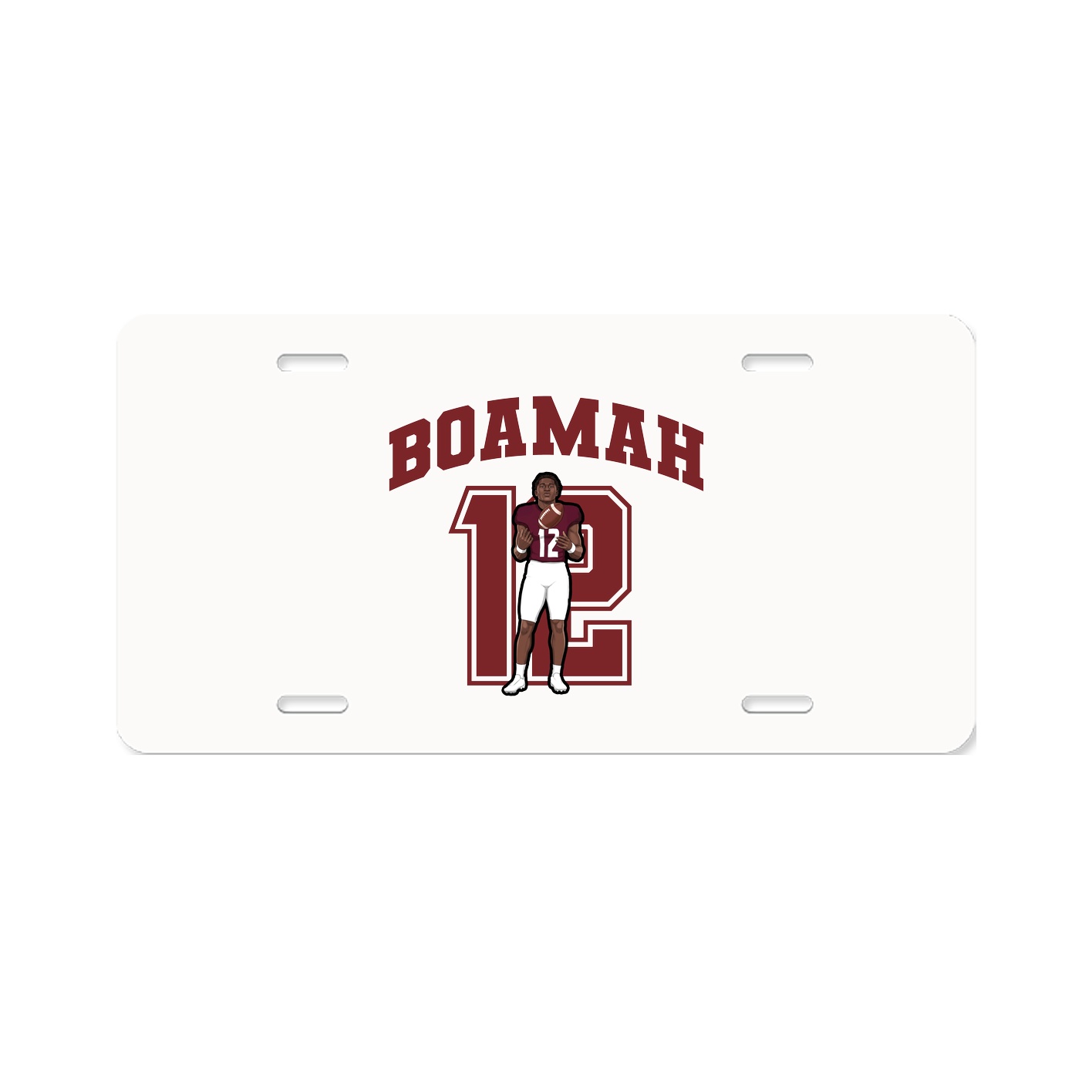 License Plate — Number in Classic