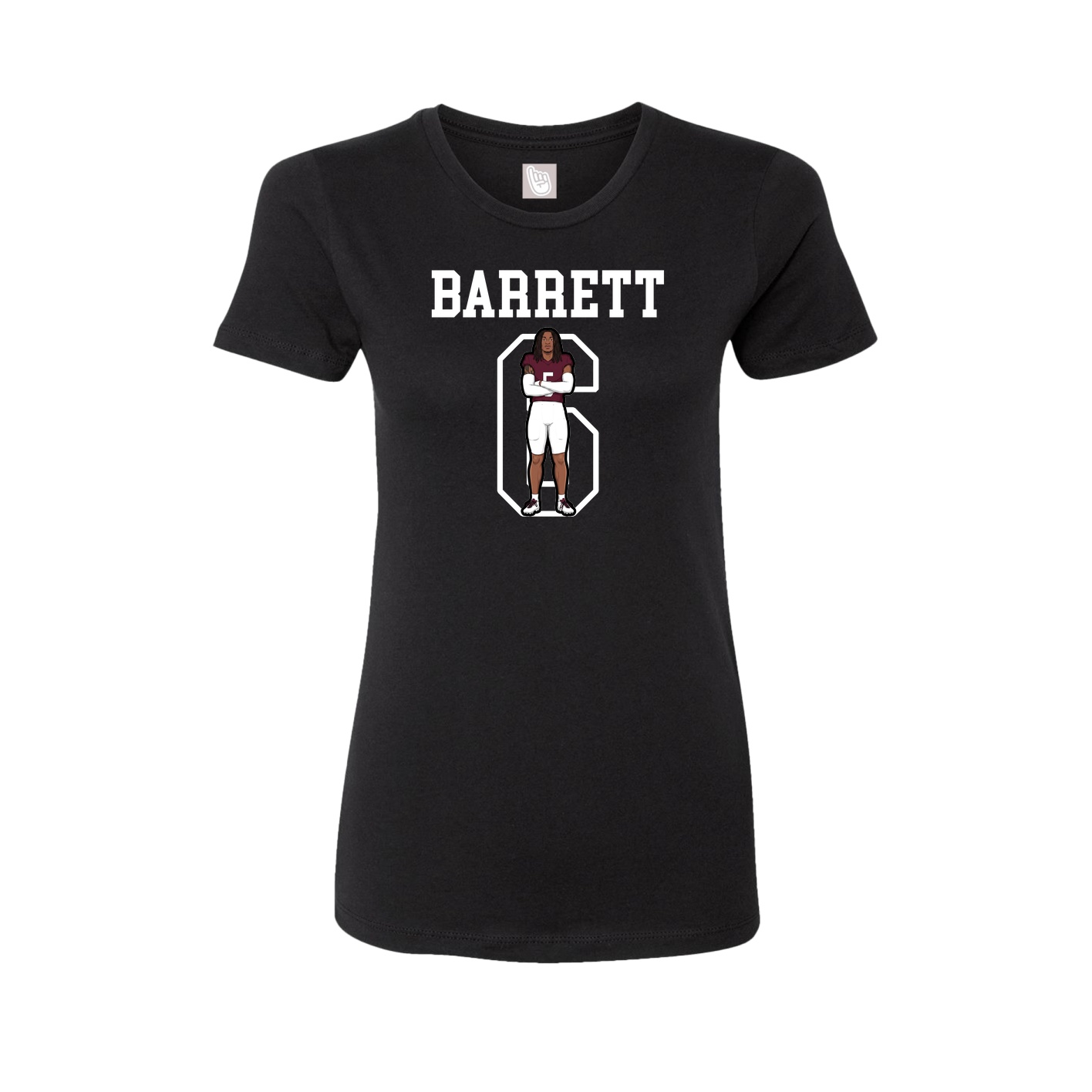 Fitted Women's Tee — Shirsey in Black