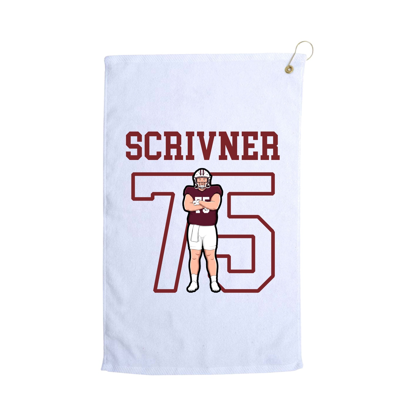 Golf Towel — Shirsey in White
