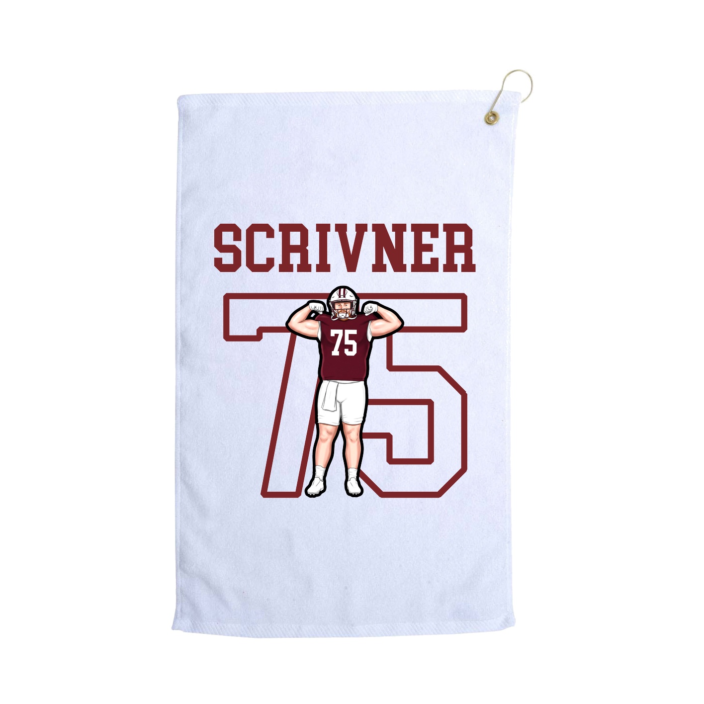 Golf Towel — Shirsey in White