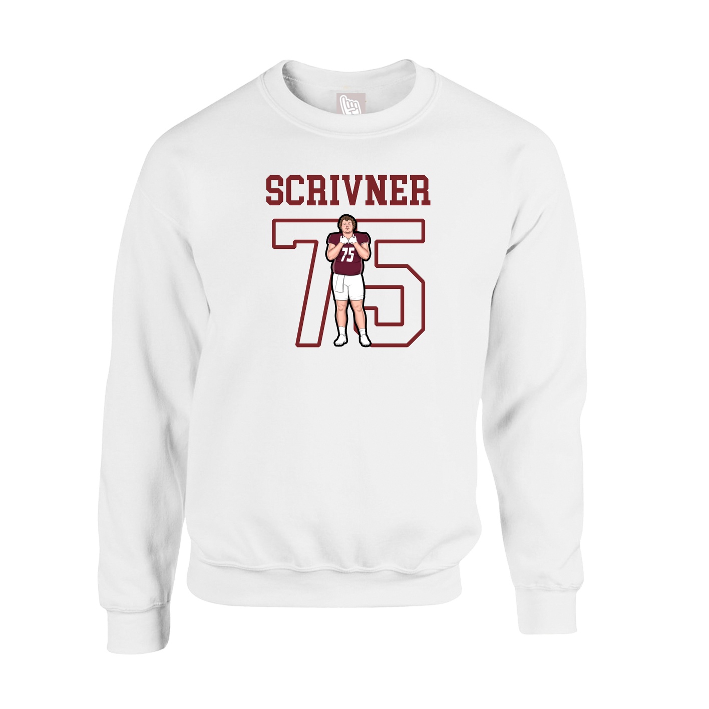 Fleece Crew — Shirsey in White