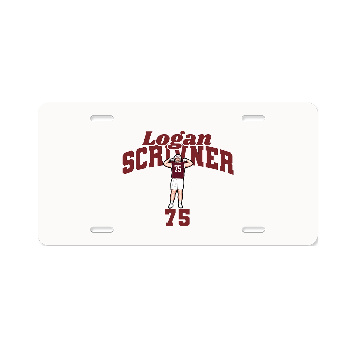 License Plate — Signature Arch in Classic