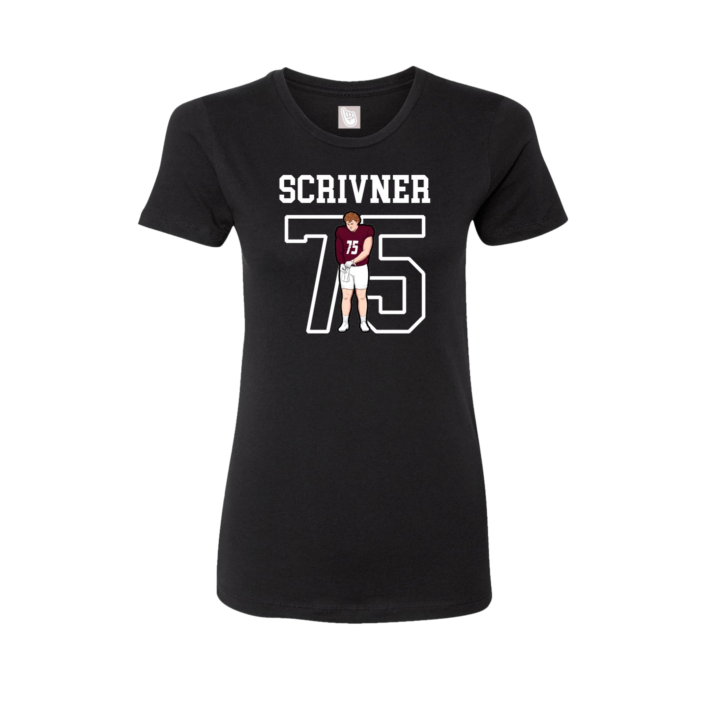 Fitted Women's Tee — Shirsey in Black