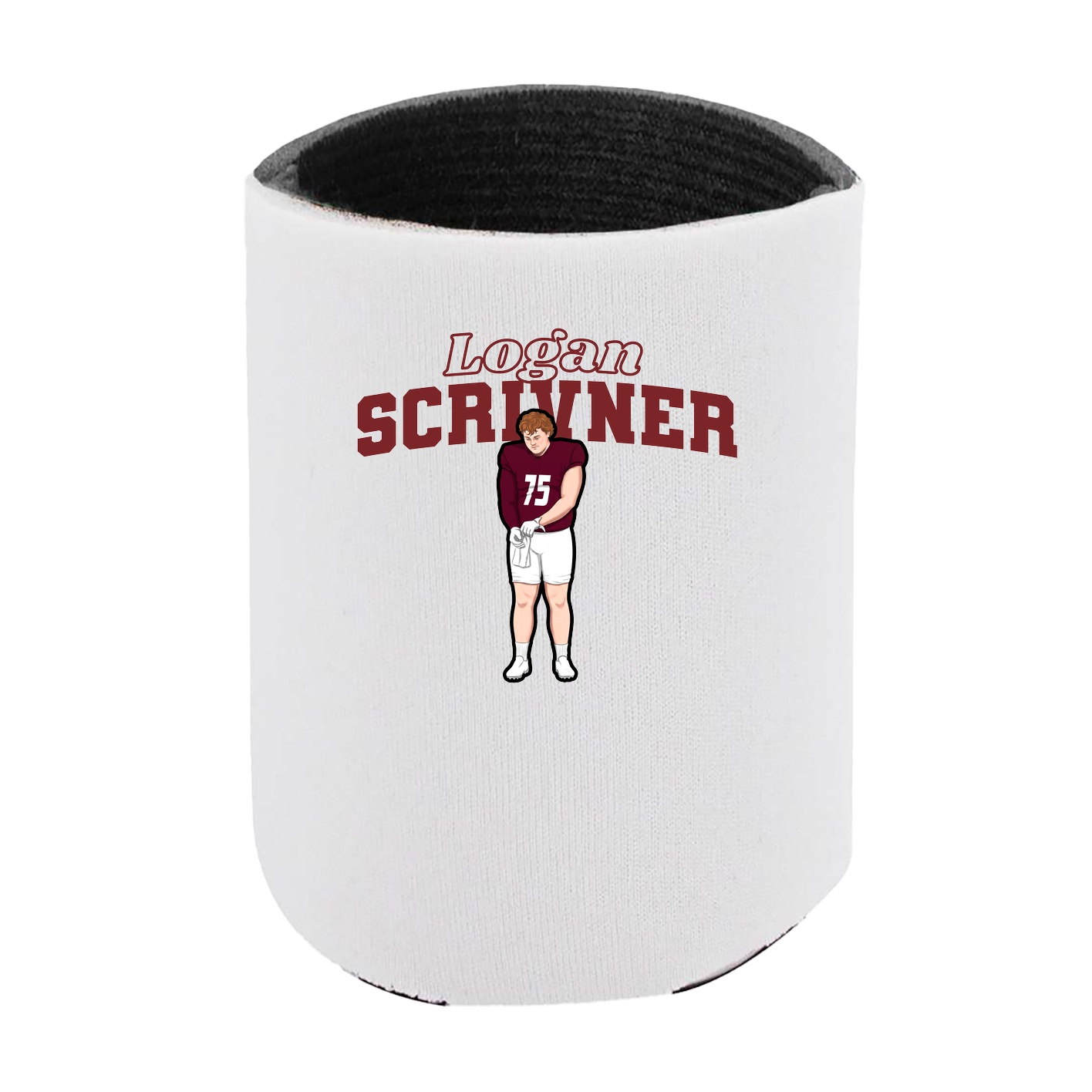 Can Holder — Name Arch in White