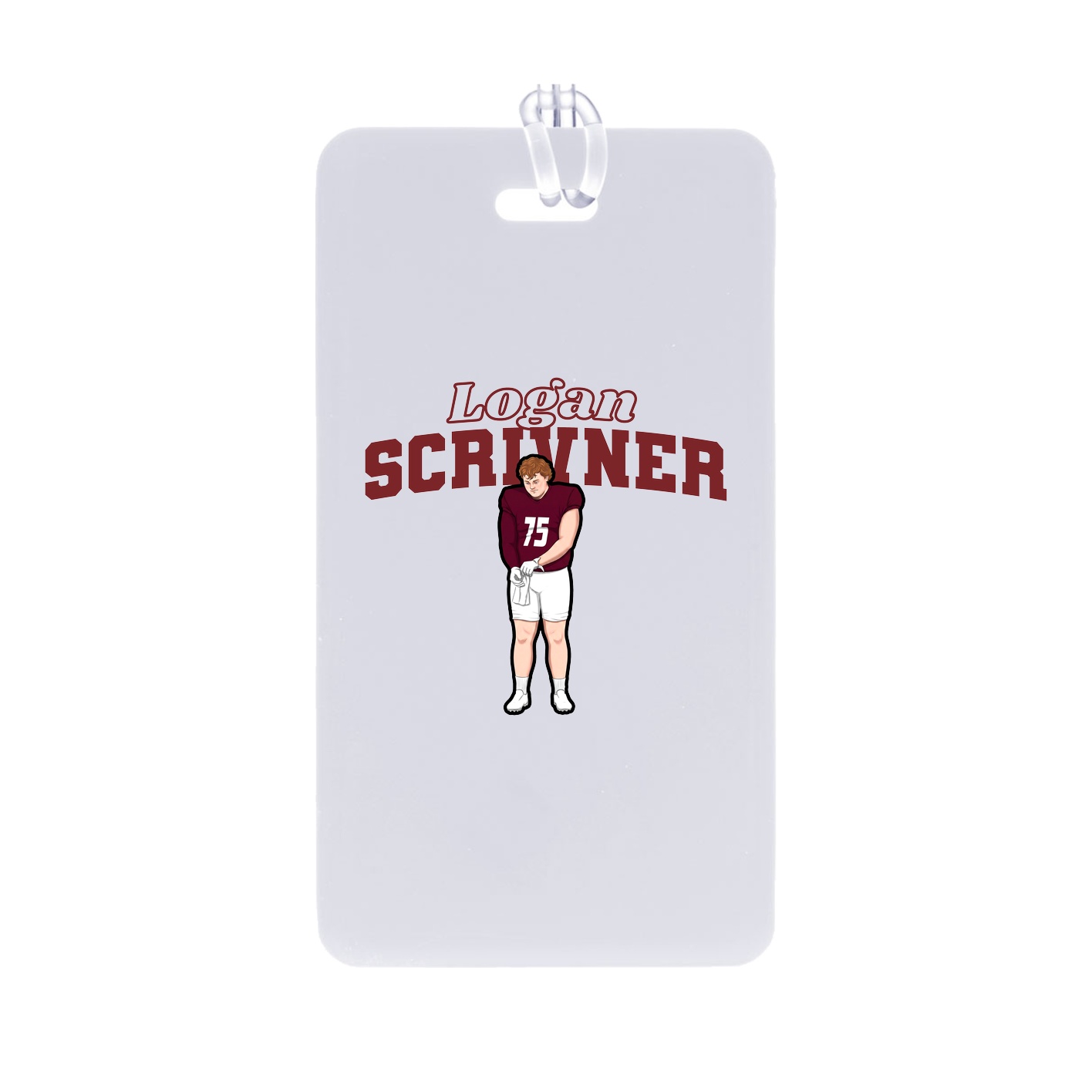Bag Tag — Name Arch in Classic
