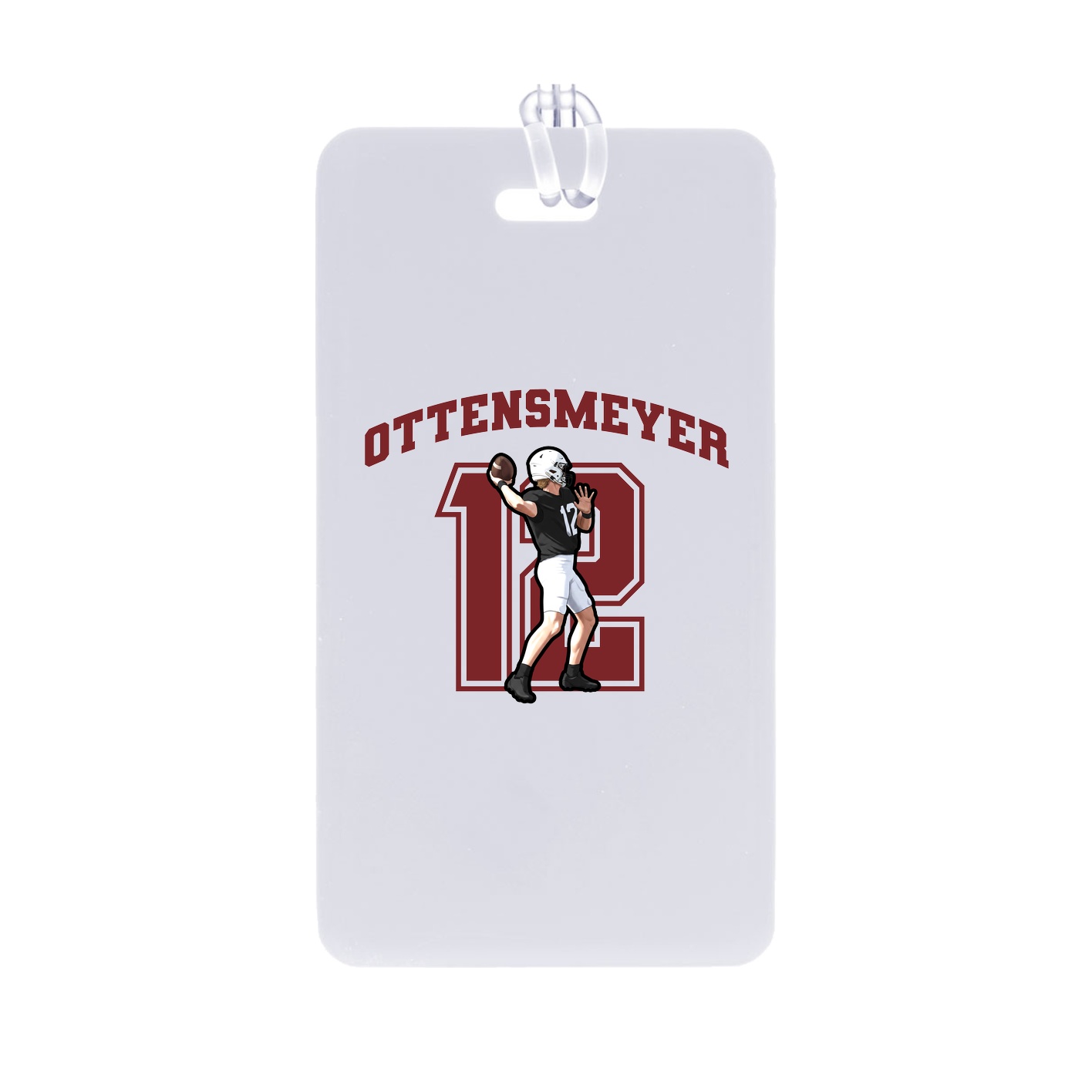 Bag Tag — Number in Classic